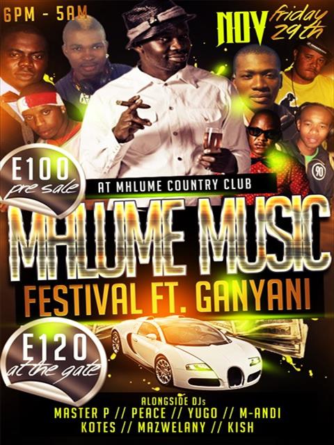 Mhlume Music Festival Ft Ganyani Pic